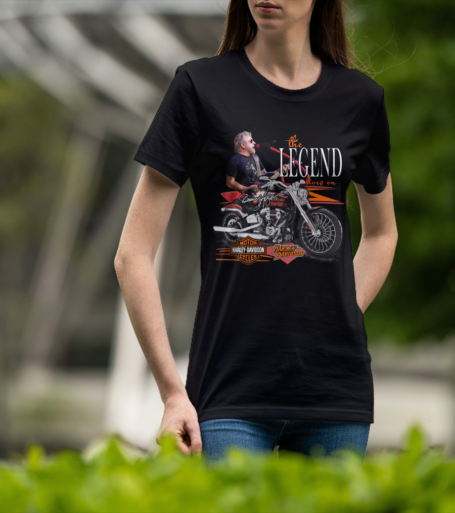 Sammy Hagar The Legend Lives On Harley Davidson Motor Cycles T-Shirt