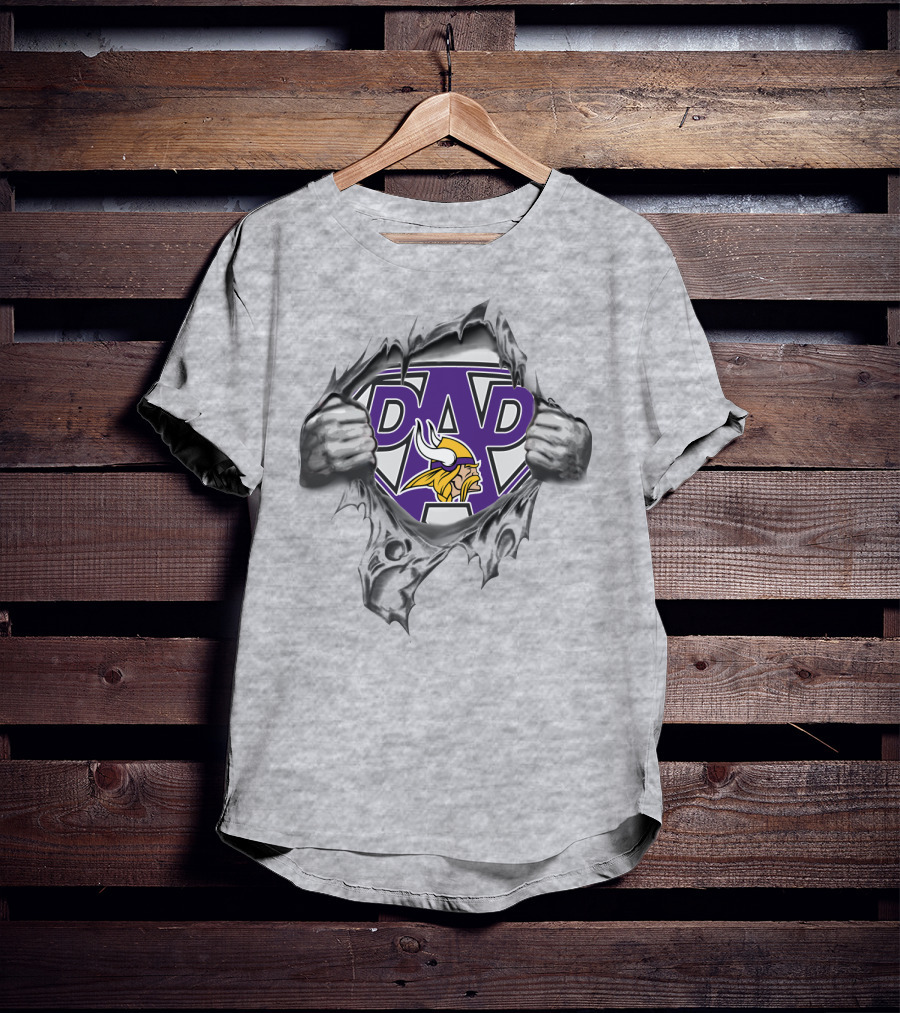 Super Dad Minnesota Vikings T-Shirt