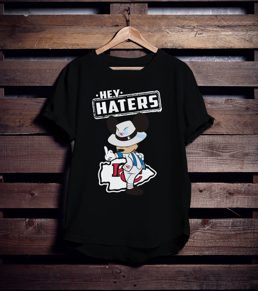 HEY HATERS KC Chiefs Mickey Pose T-Shirt