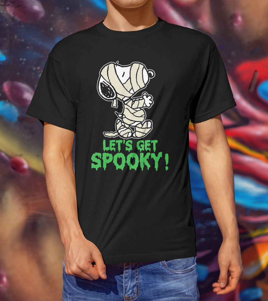 Let's Get Spooky Halloween Mummy Costume T-Shirt