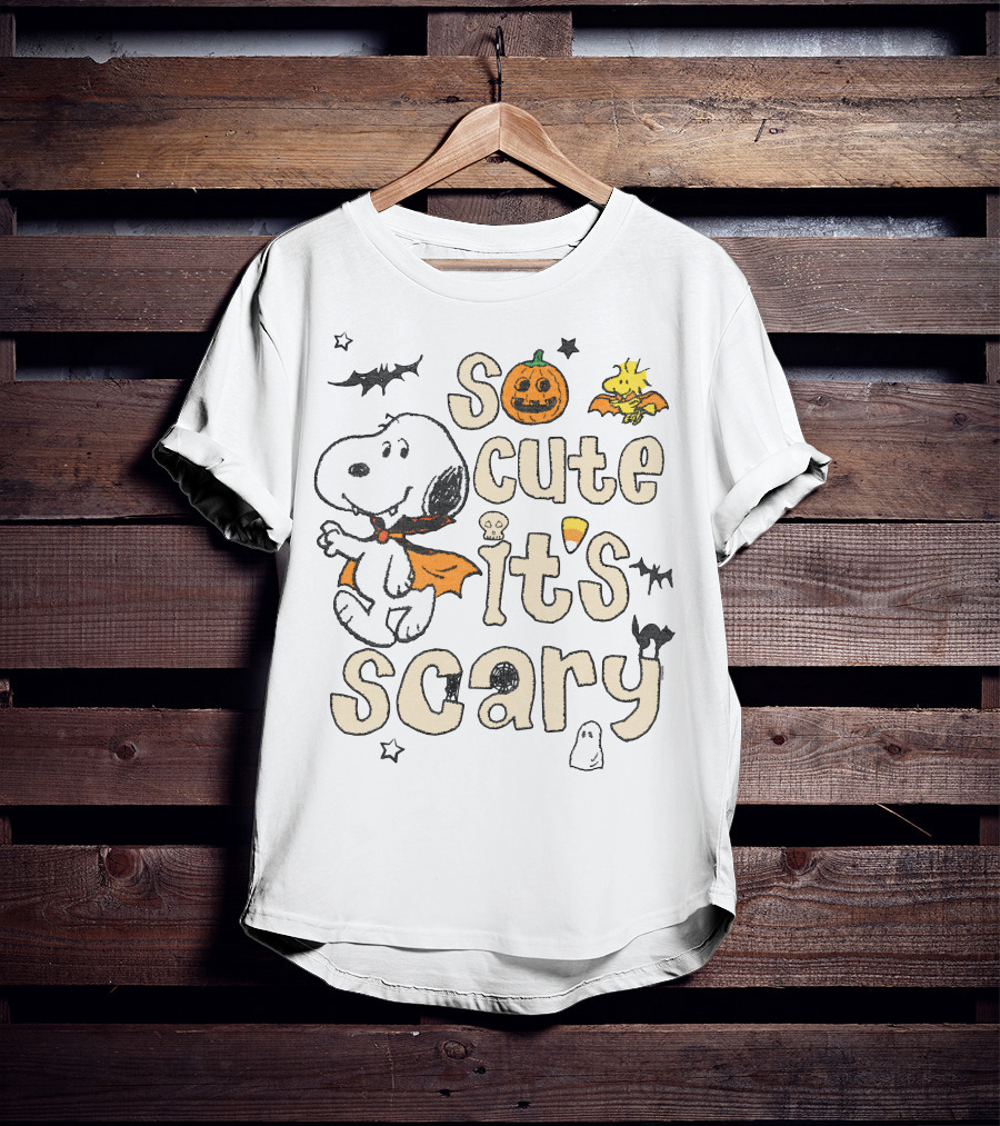 Halloween Snoopy So Cute It's Scary T-Shirt
