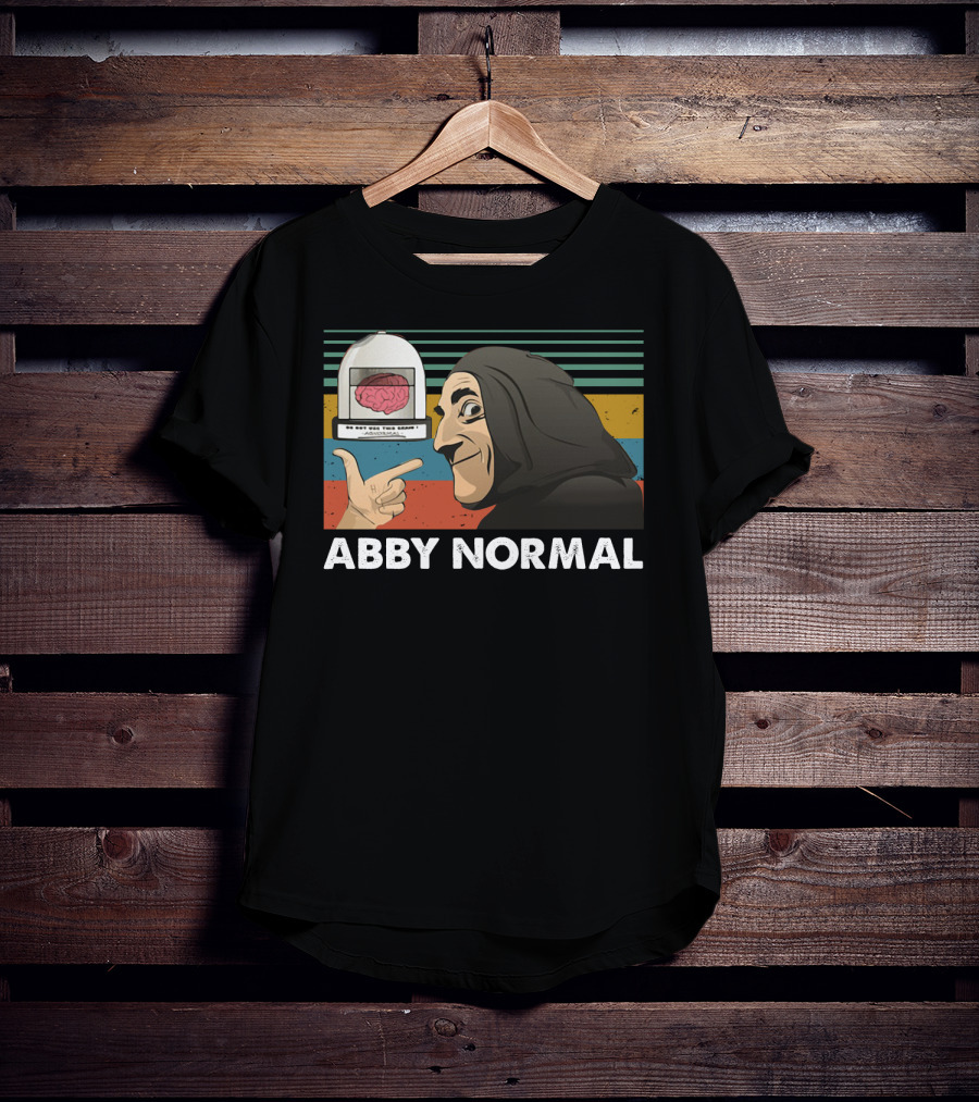 Abby Normal Igor Vintage Style Brain Placeholder T-Shirt