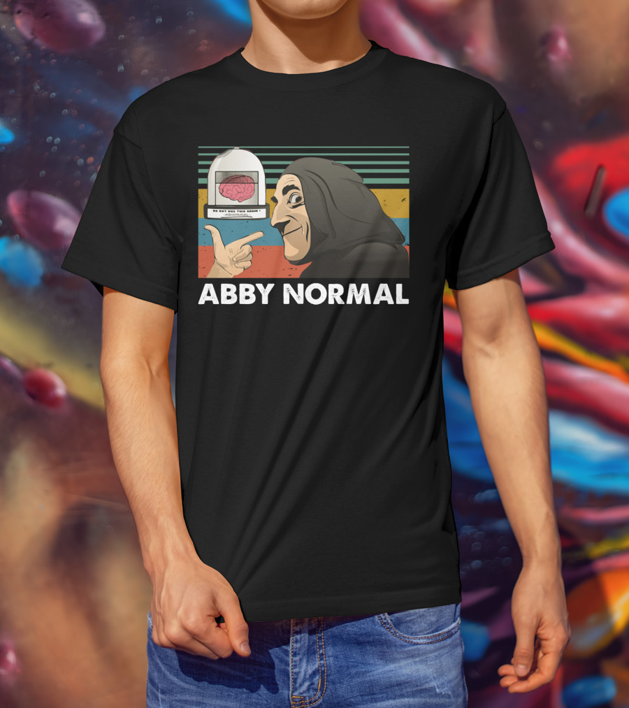 Abby Normal Igor Vintage Style Brain Placeholder T-Shirt