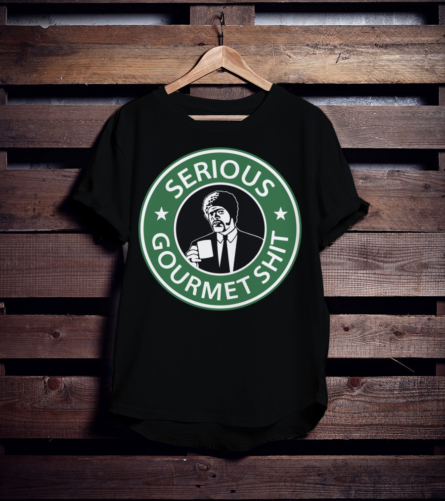 Serious Gourmet Shit Coffee Mug Pulp Fiction T-Shirt