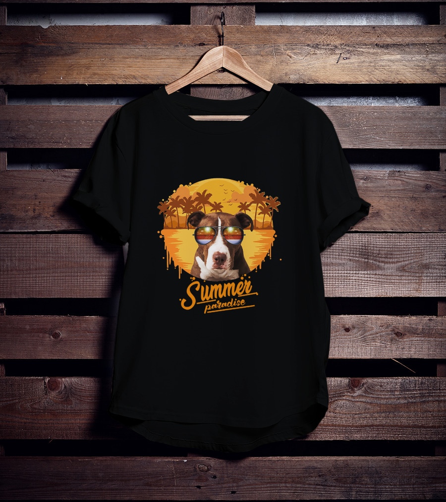 Summer Paradise Dogs T-Shirt