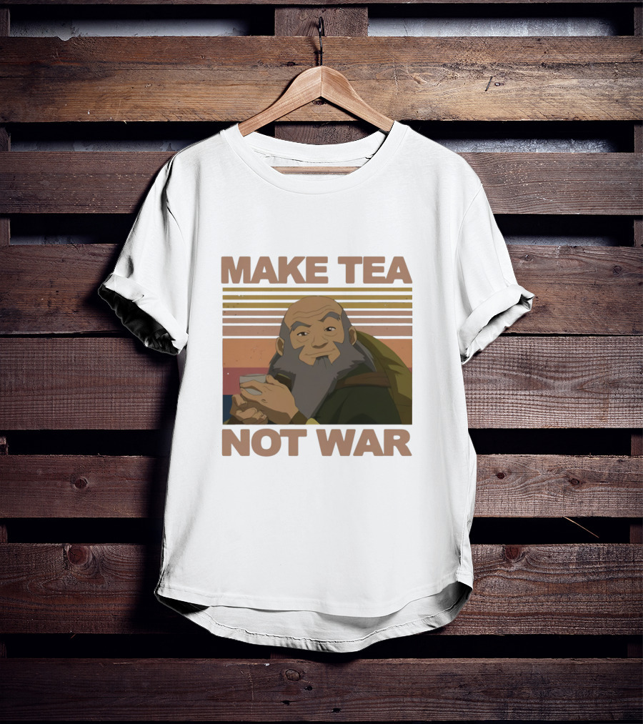 Uncle Iroh Make Tea Not War Retro T-Shirt