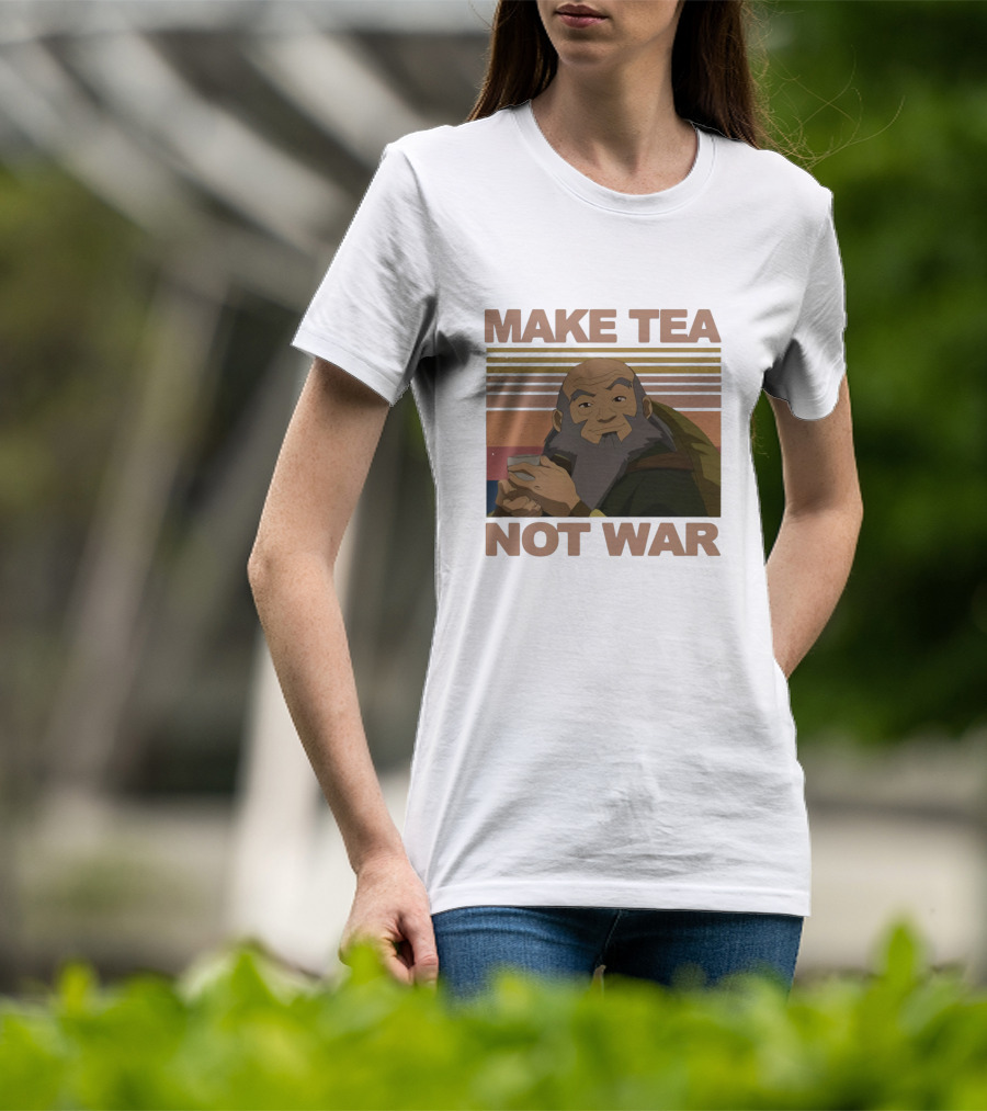 Uncle Iroh Make Tea Not War Retro T-Shirt