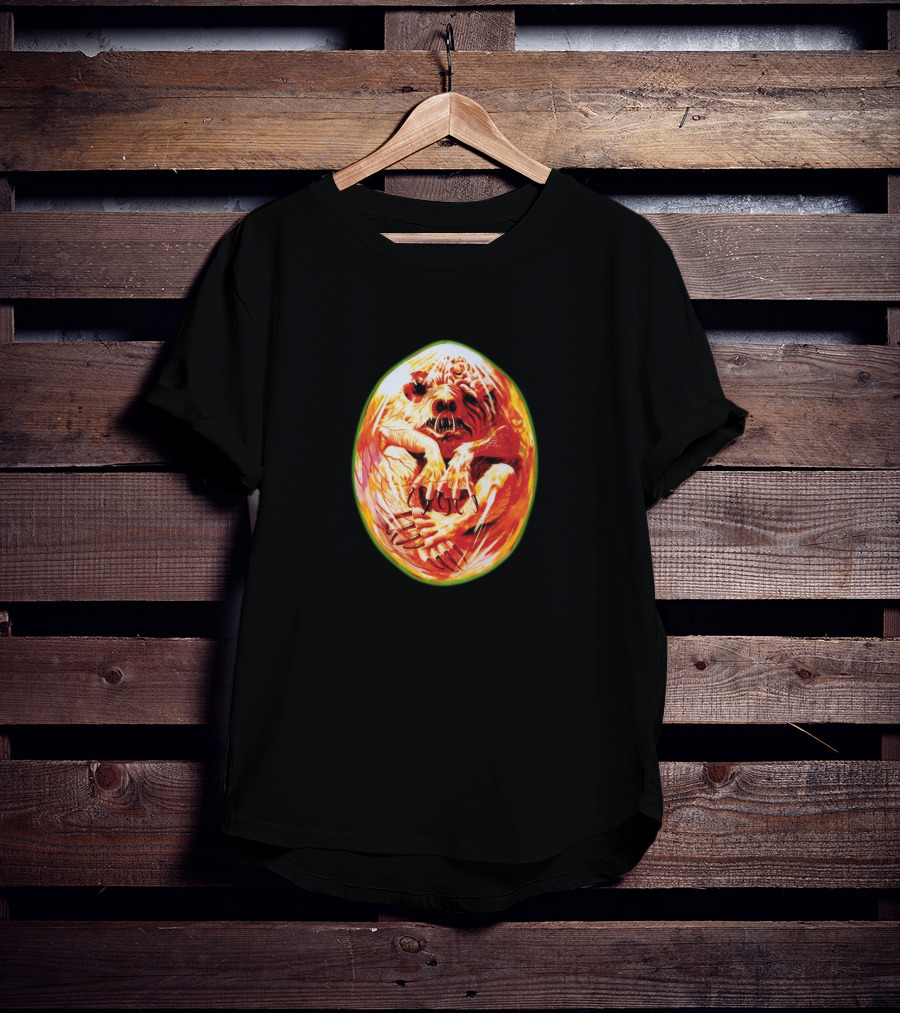 Prophecy Creature Emerging From Fiery Egg T-Shirt