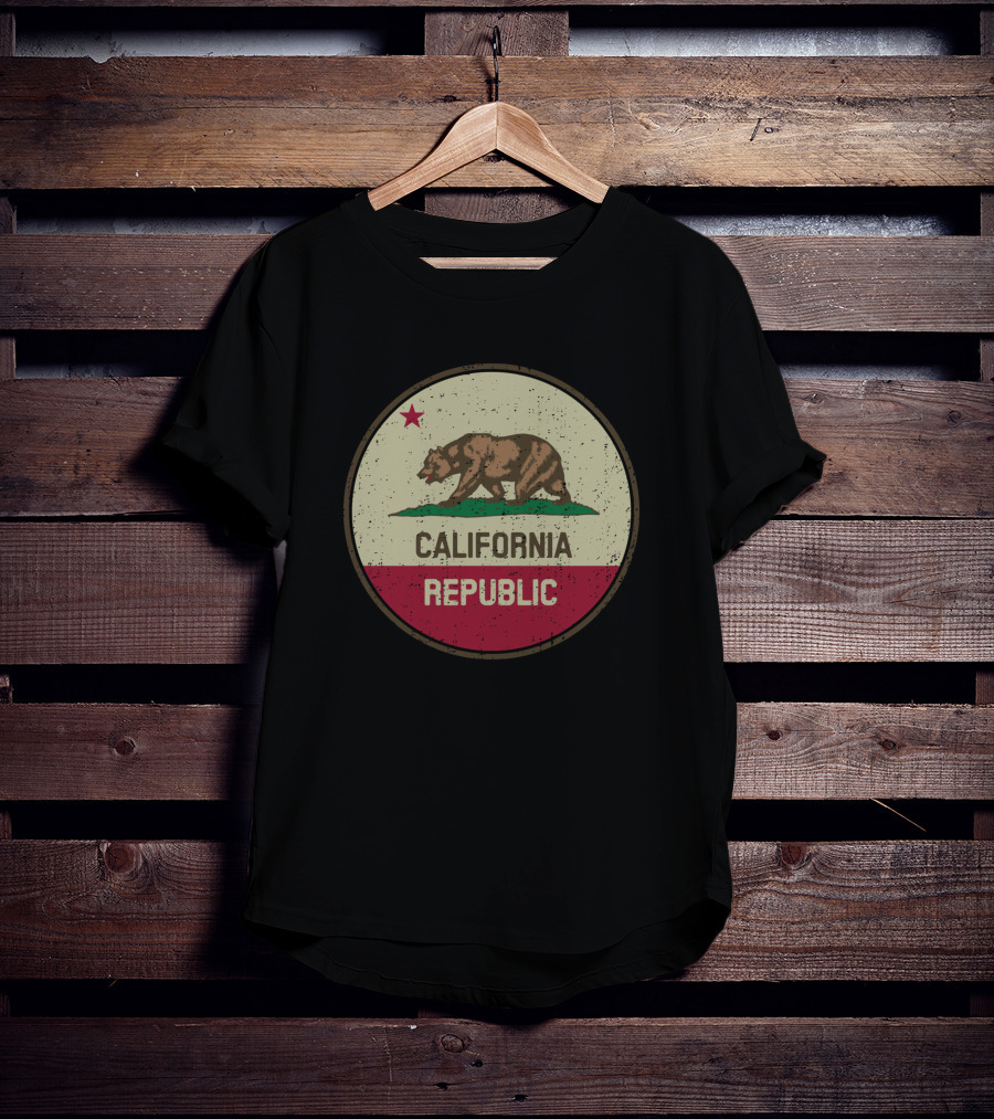 Vintage California Republic Bear Flag T-Shirt