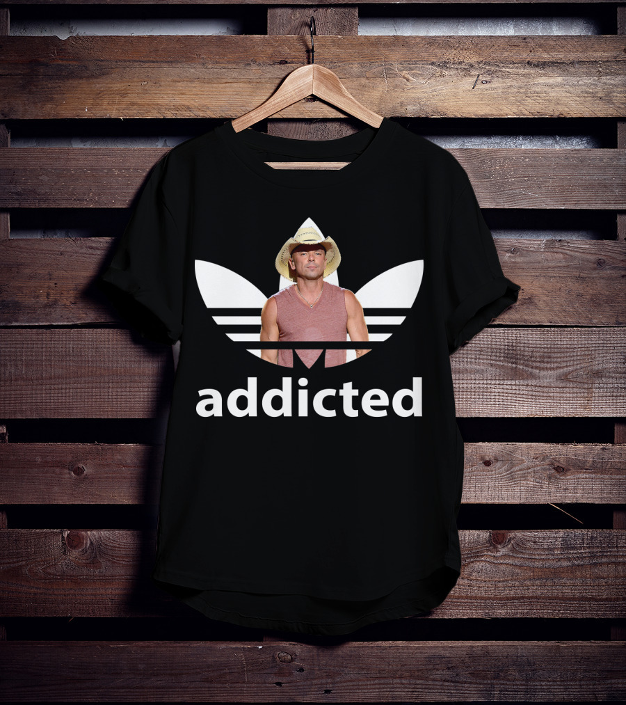 Kenny Chesney Logo Parody Addicted T-Shirt