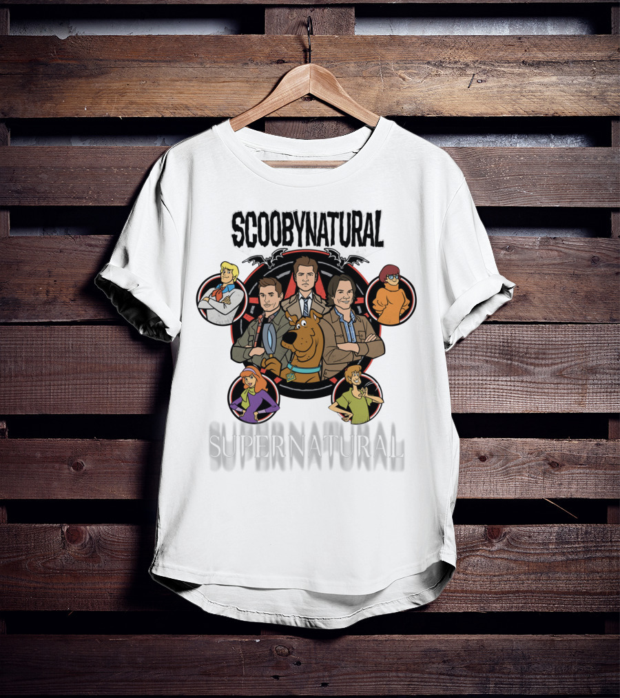 Scoobynatural Supernatural Parody Featuring Scooby Doo Cast And Characters T-Shirt