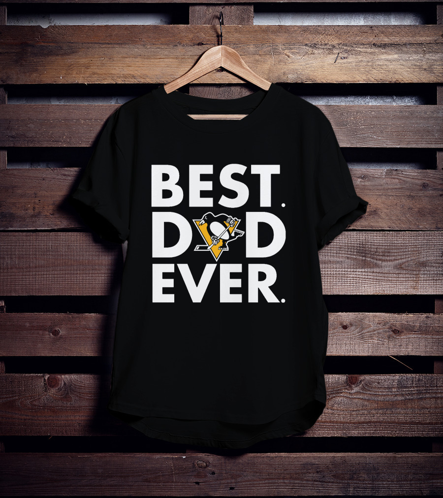 Best Dad Ever Pittsburgh Penguins T-Shirt