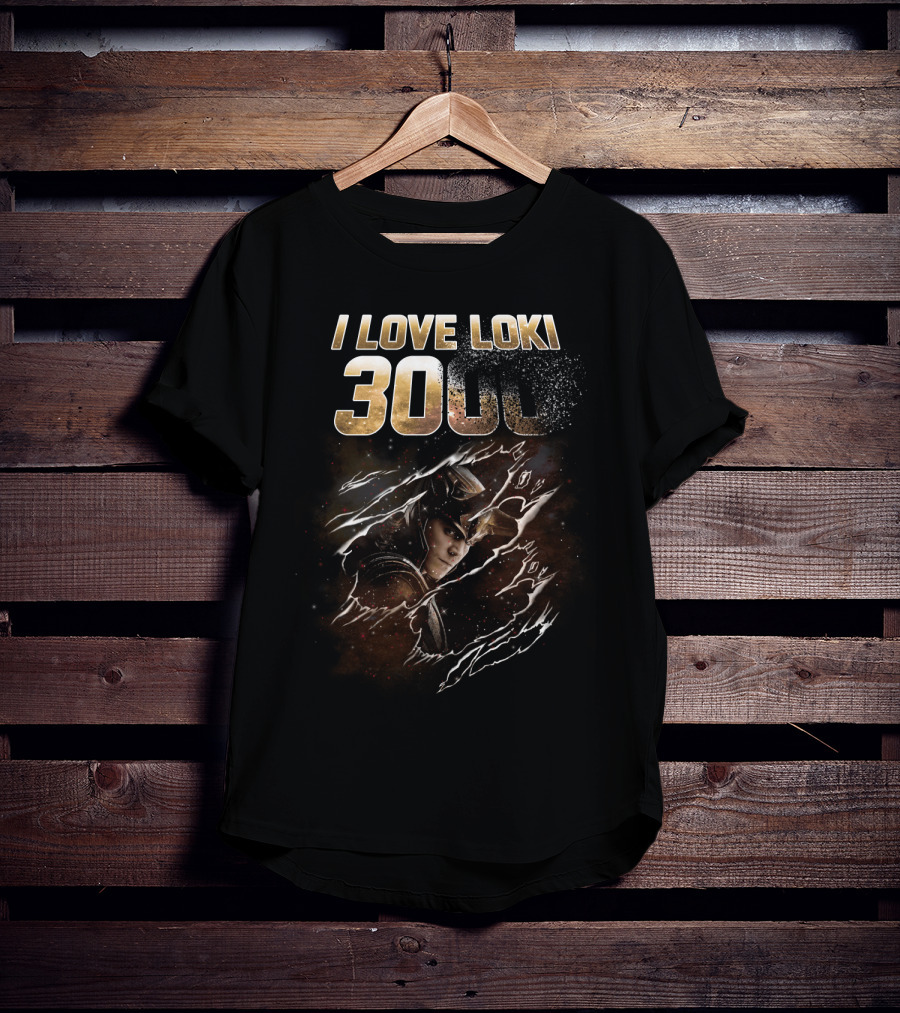 I Love Loki 3000 Marvel Norse God Mischief Fan T-Shirt