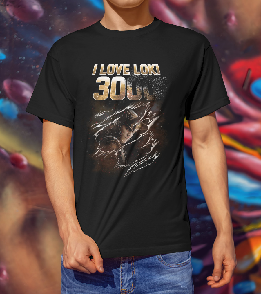 I Love Loki 3000 Marvel Norse God Mischief Fan T-Shirt