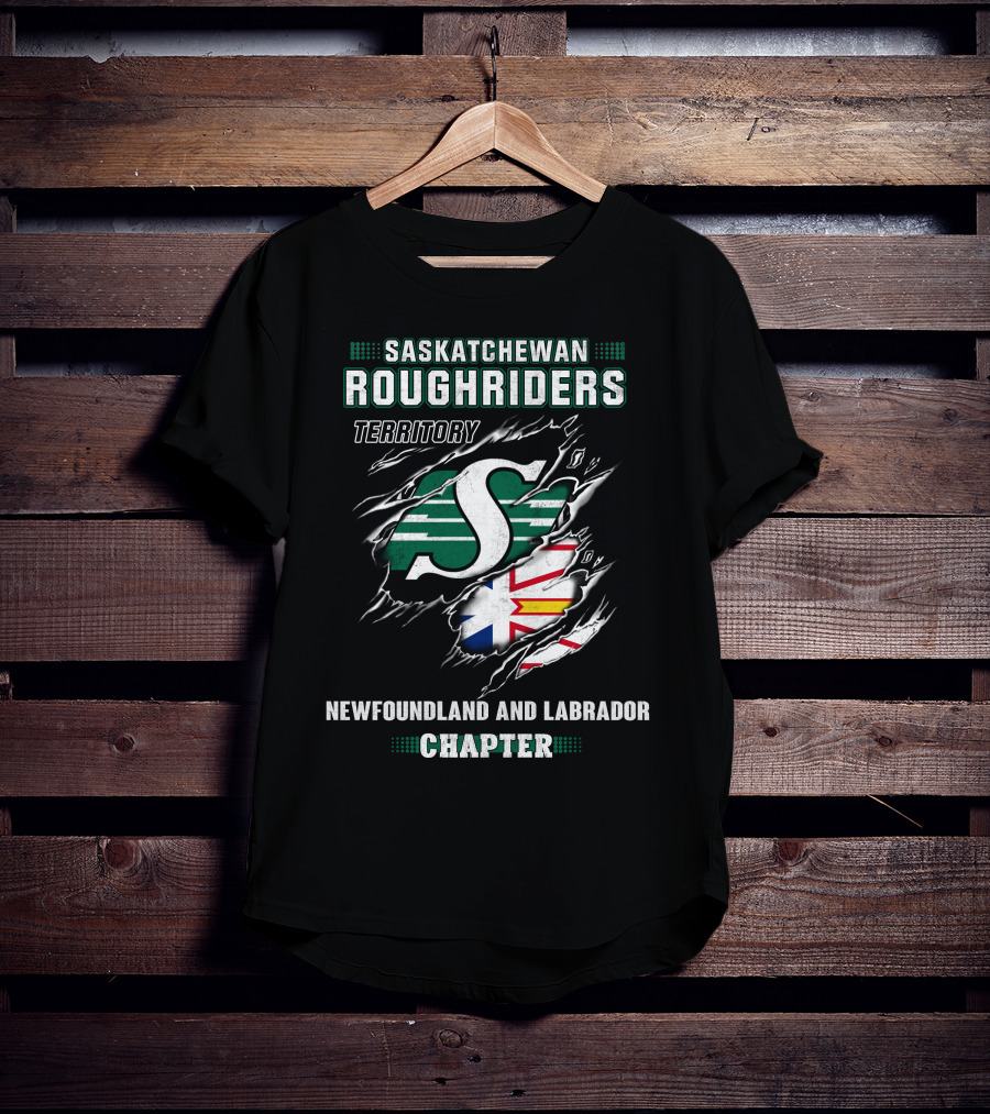 Saskatchewan Roughriders Territory Newfoundland And Labrador Chapter T-Shirt