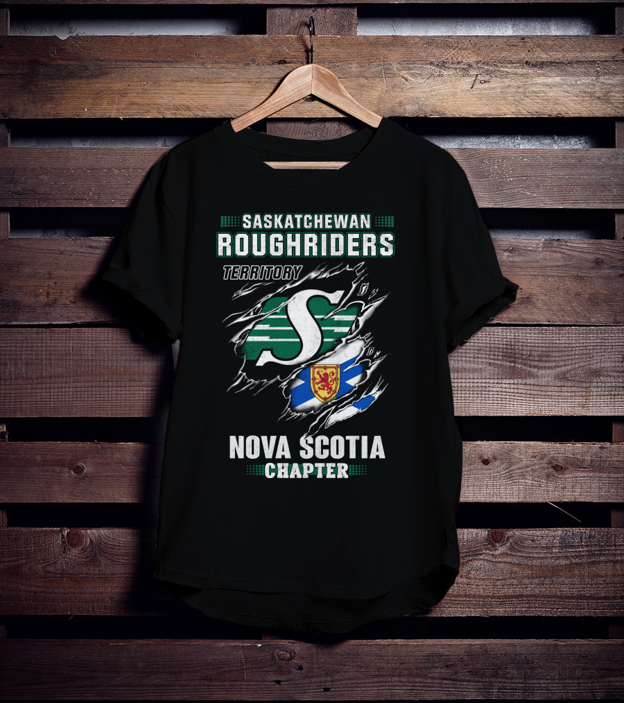 Saskatchewan Roughriders Territory Nova Scotia Chapter T-Shirt