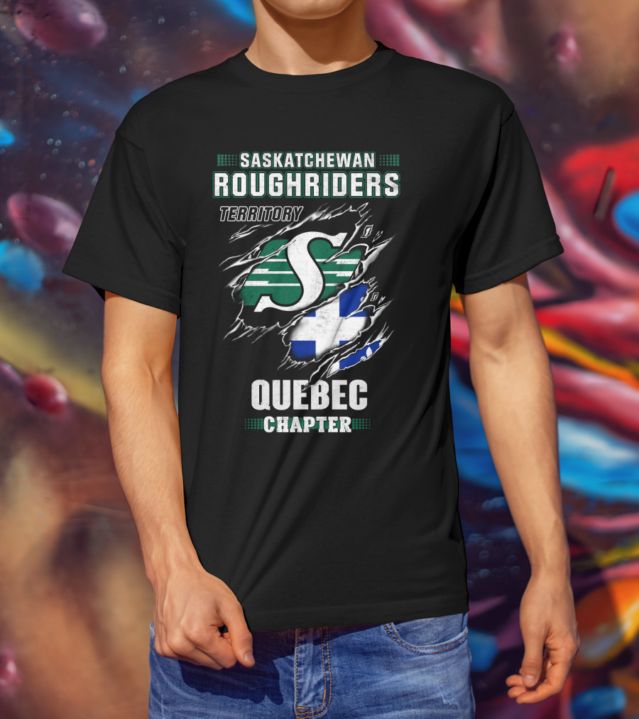 Saskatchewan Roughriders Territory Quebec Chapter T-Shirt