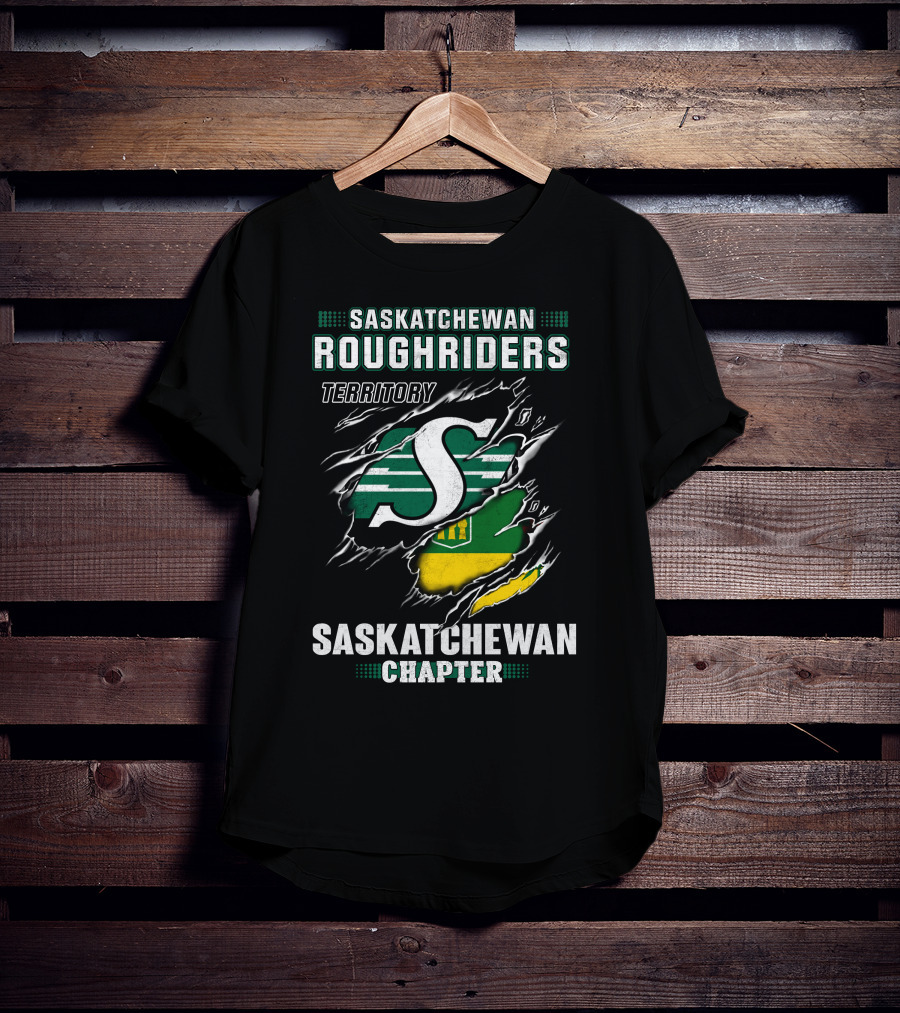 Saskatchewan Roughriders Territory Saskatchewan Chapter T-Shirt