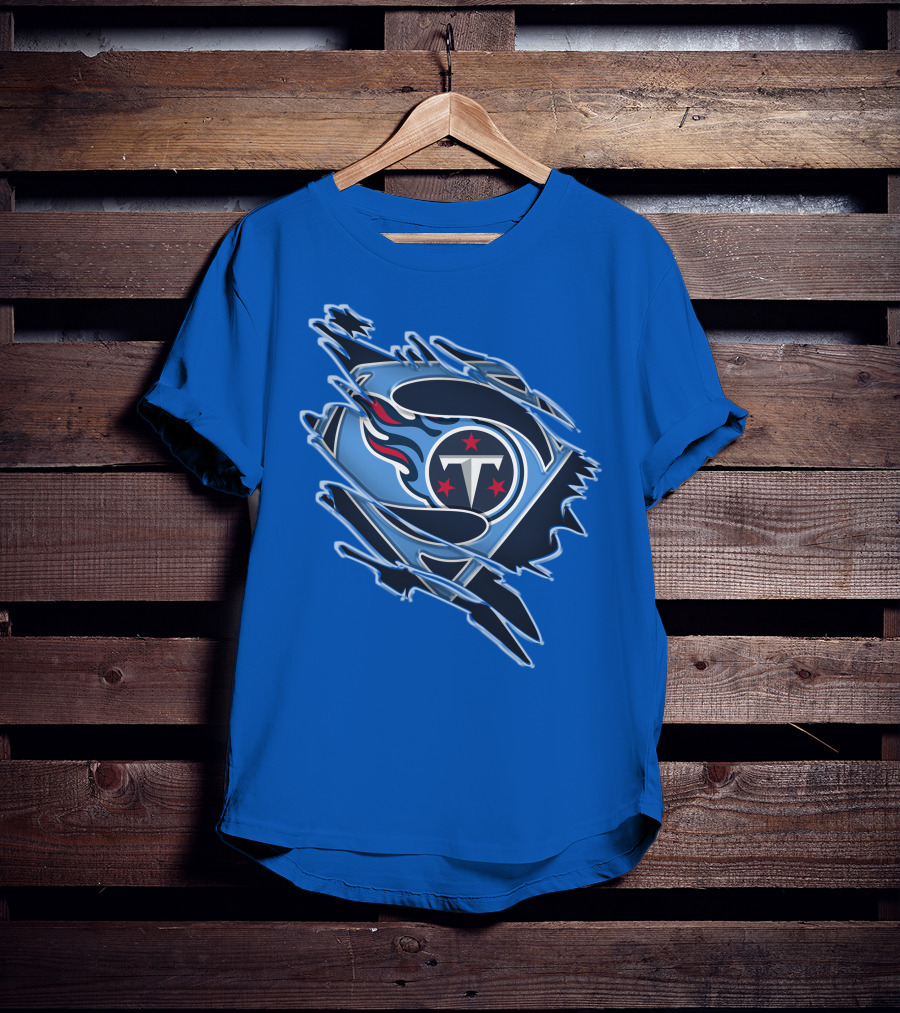 Tennessee Titans Superman Logo Fusion T-Shirt