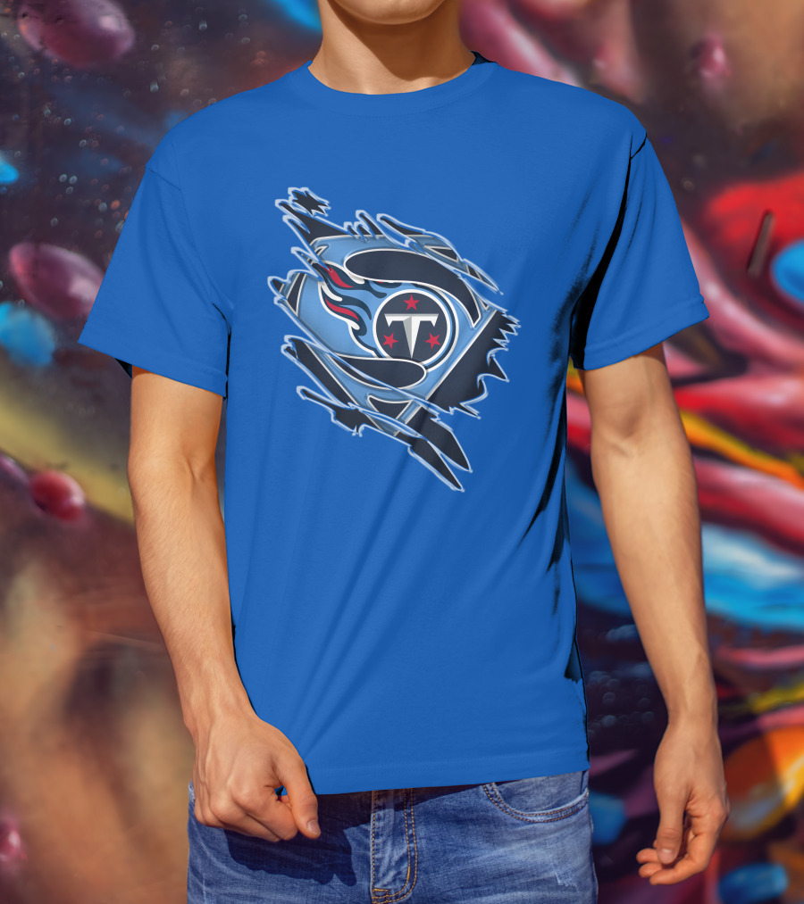 Tennessee Titans Superman Logo Fusion T-Shirt