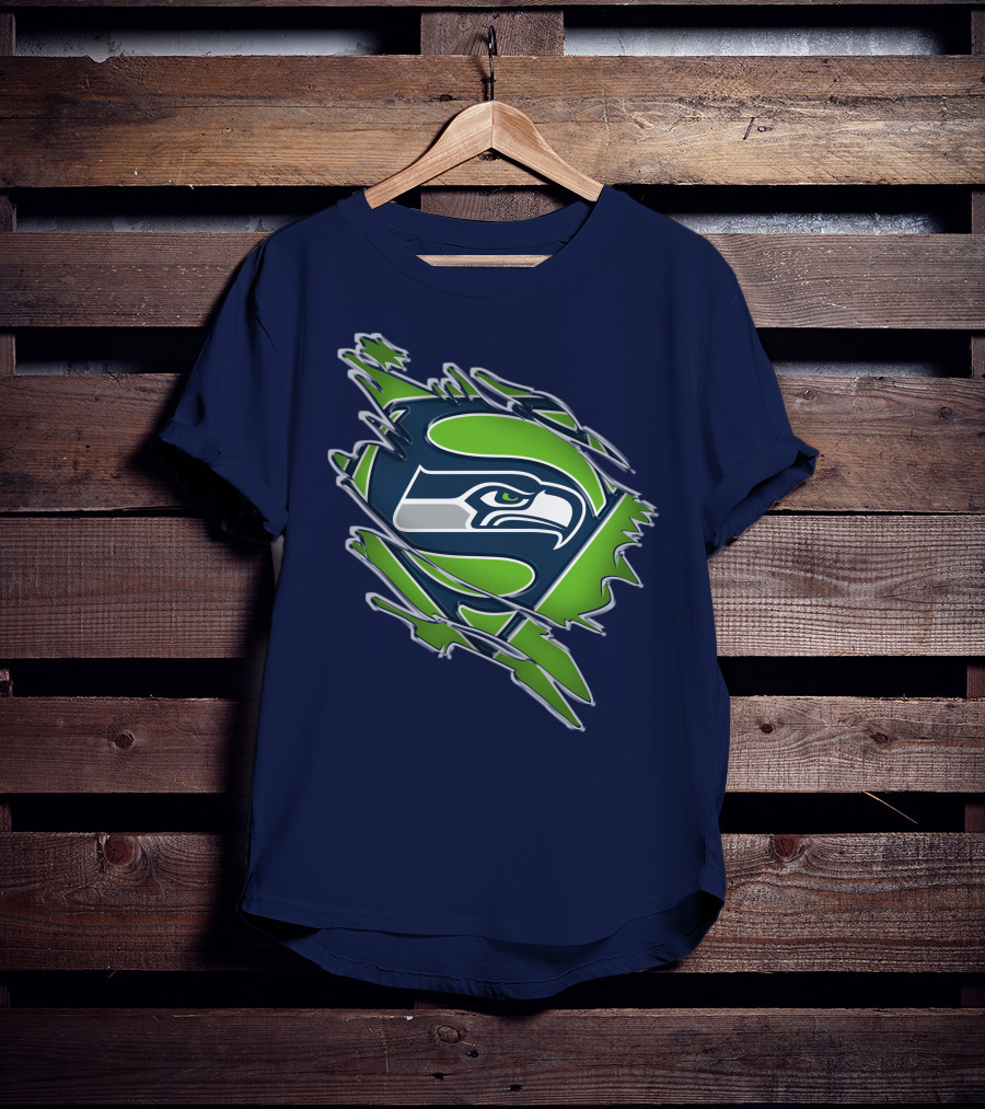 Seahawks Super Logo Emblem T-Shirt