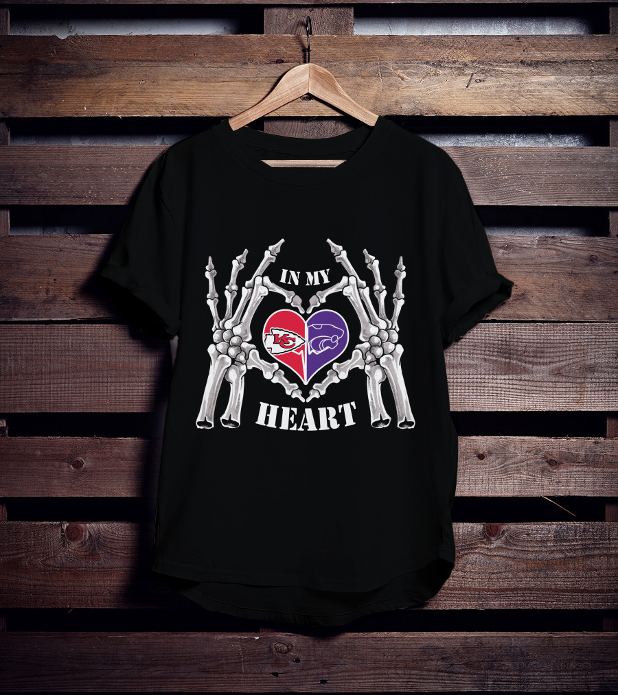 Chiefs Wildcats In My Heart T-Shirt