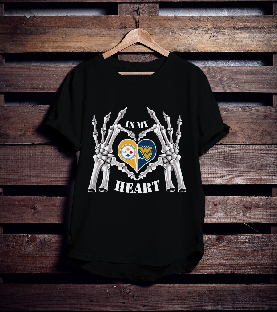 In My Heart Steelers Mountaineers T-Shirt