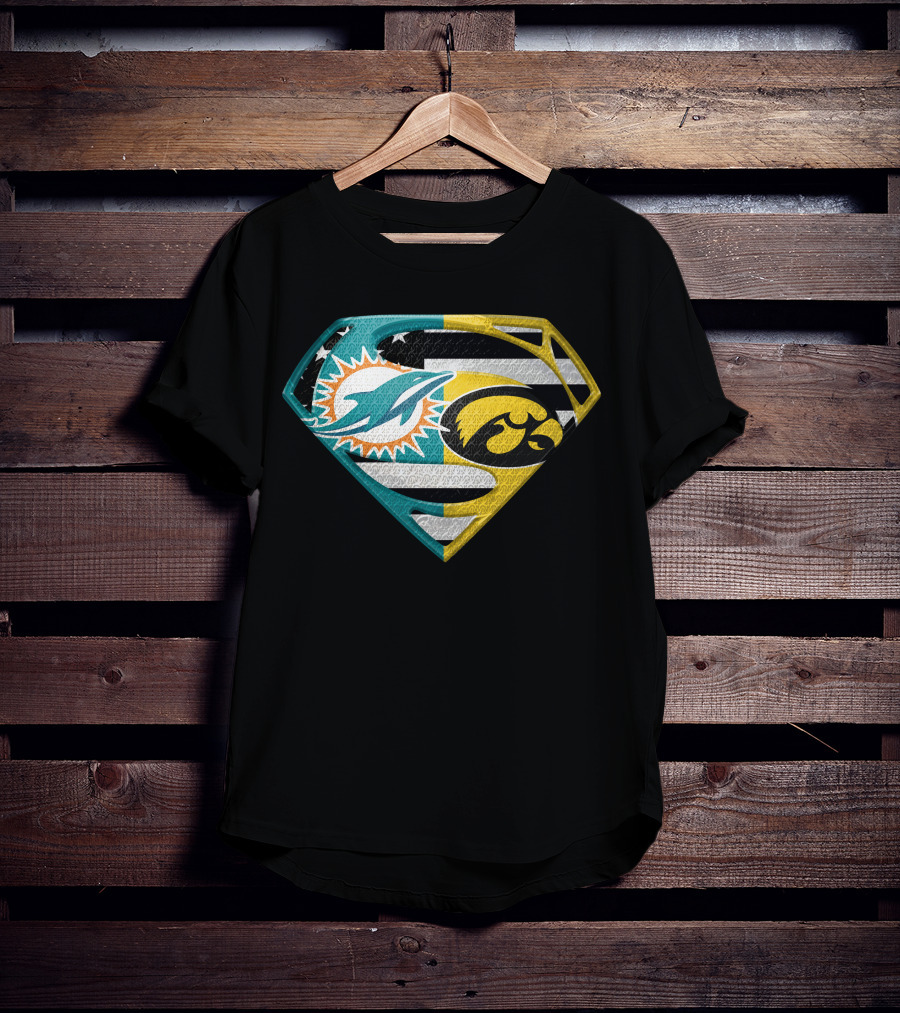 Miami Dolphins Iowa Hawkeyes Super T-Shirt