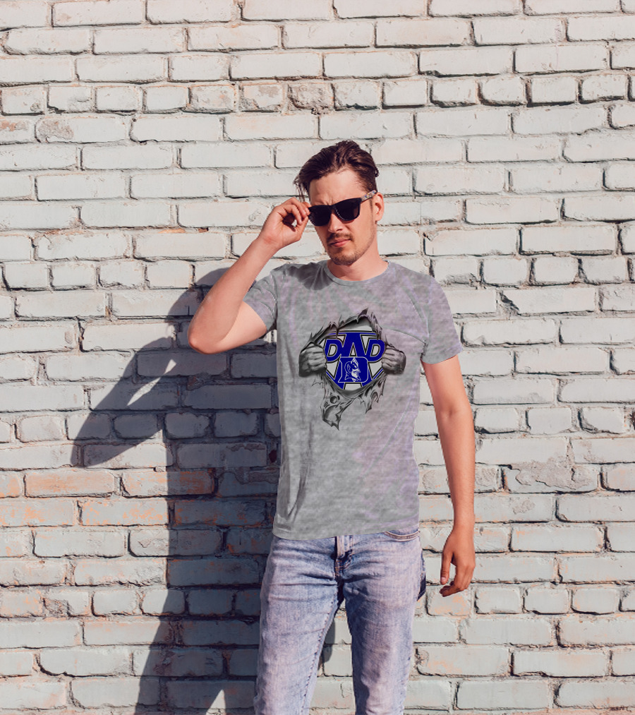 Duke Blue Devils Dad Super Emblem T-Shirt