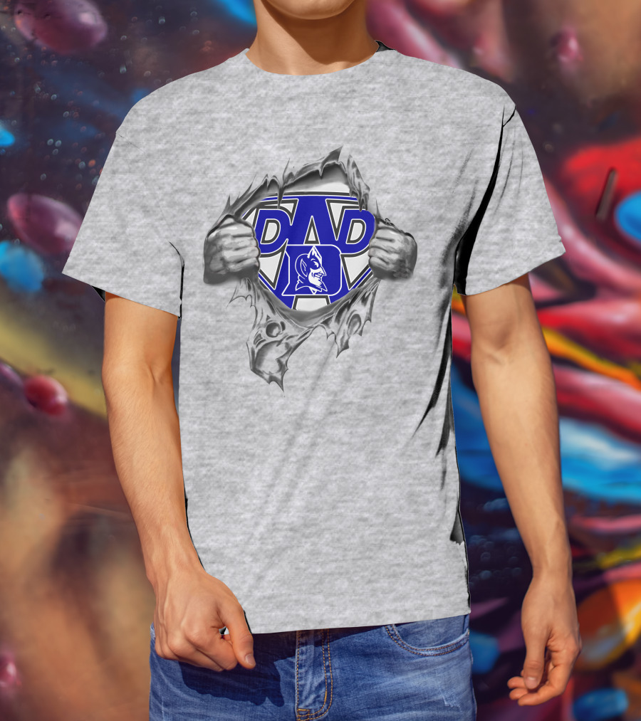 Duke Blue Devils Dad Super Emblem T-Shirt