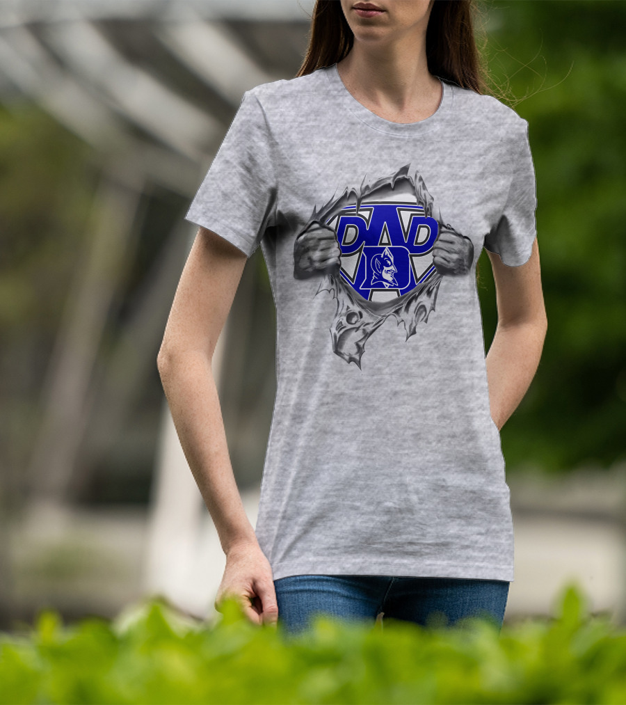 Duke Blue Devils Dad Super Emblem T-Shirt