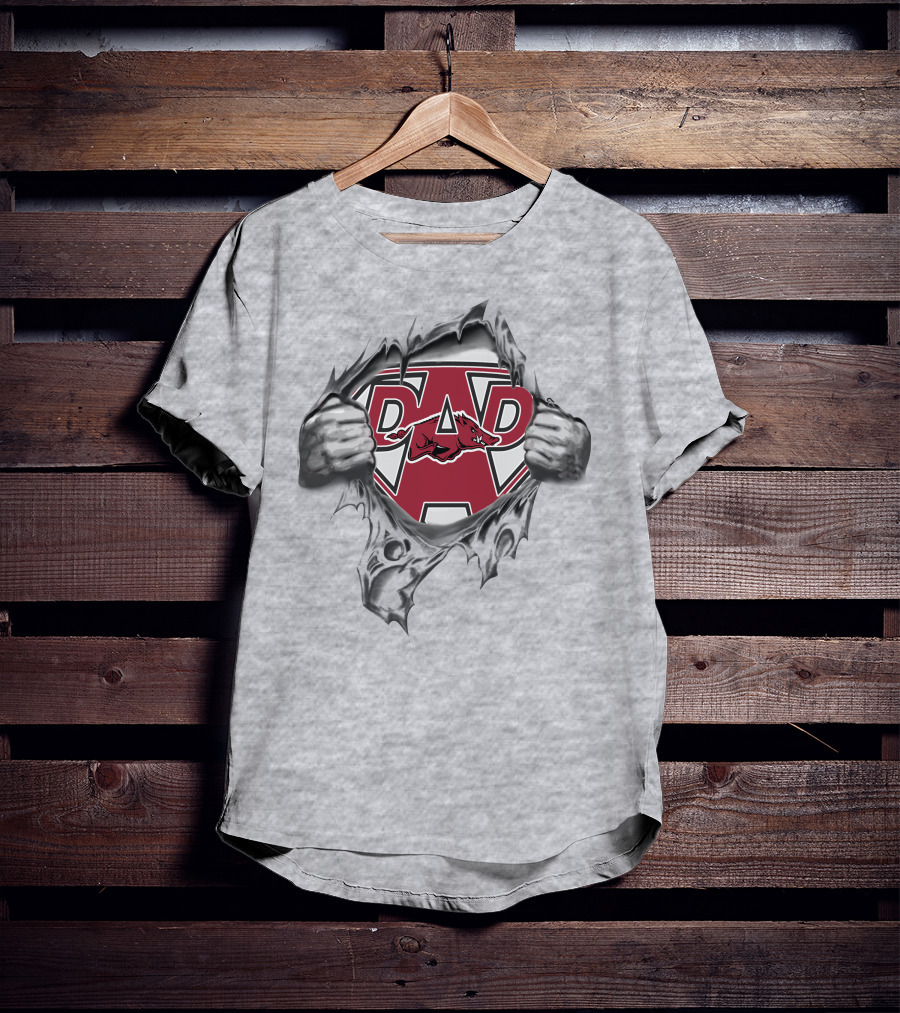 Razorbacks Dad Super Razorback T-Shirt