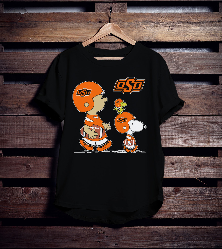 OSU Oklahoma State Cowboys Football Characters T-Shirt