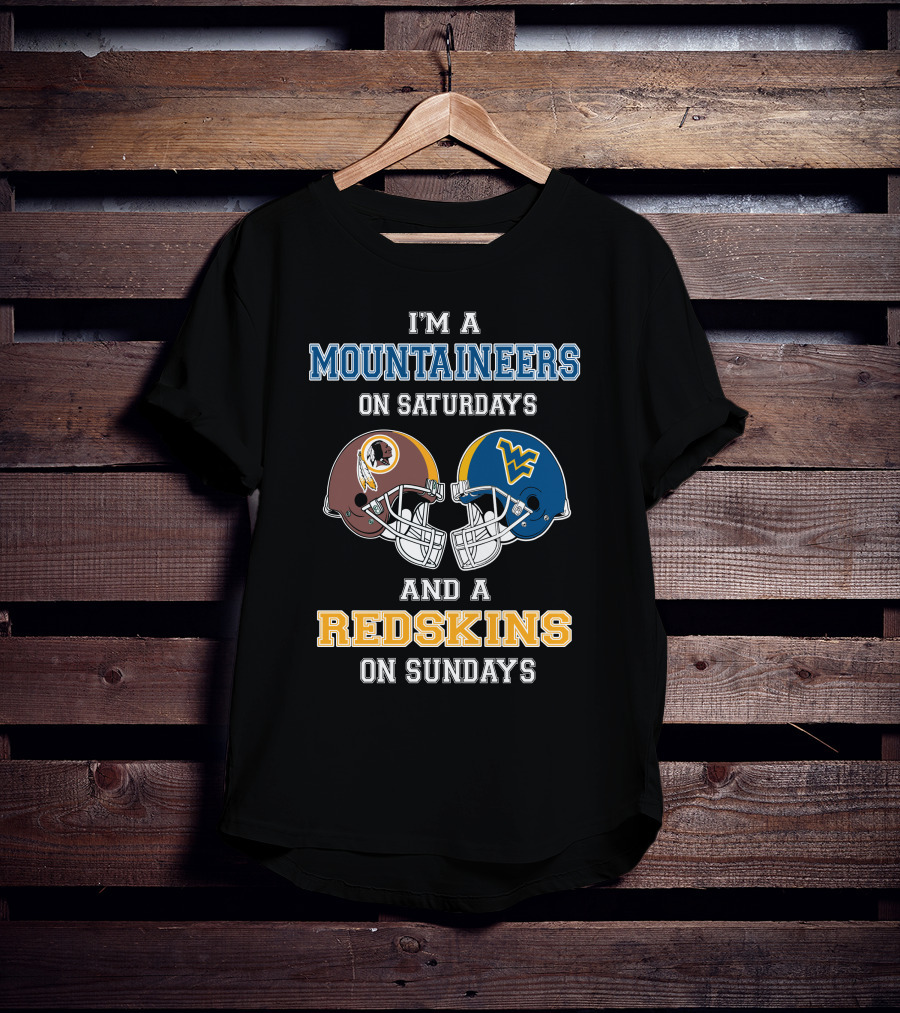 Mountaineers Saturdays Redskins Sundays T-Shirt