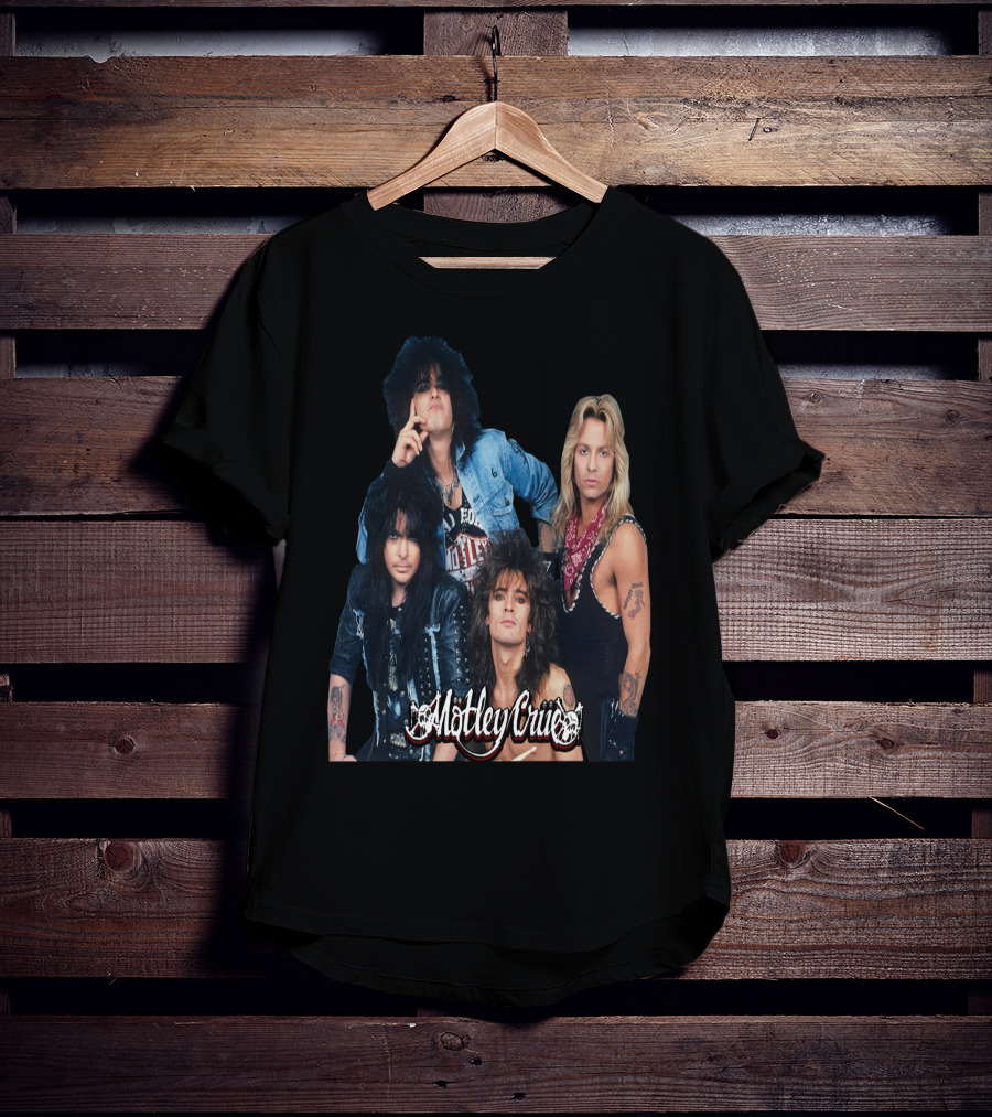 Motley Crue Band Members Photo T-Shirt