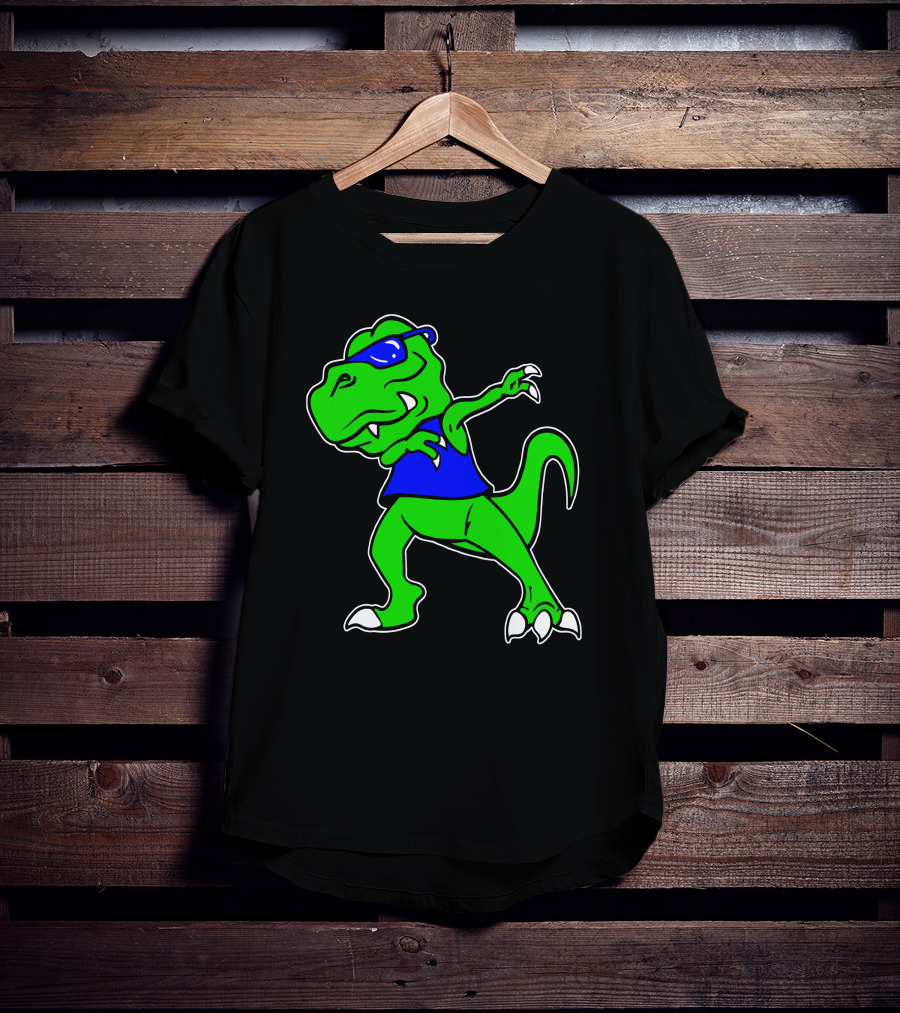Dragon Dabbing In Blue Sunglasses And Tank Top T-Shirt