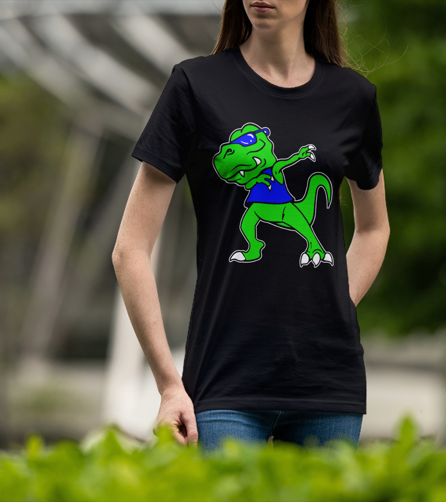 Dragon Dabbing In Blue Sunglasses And Tank Top T-Shirt