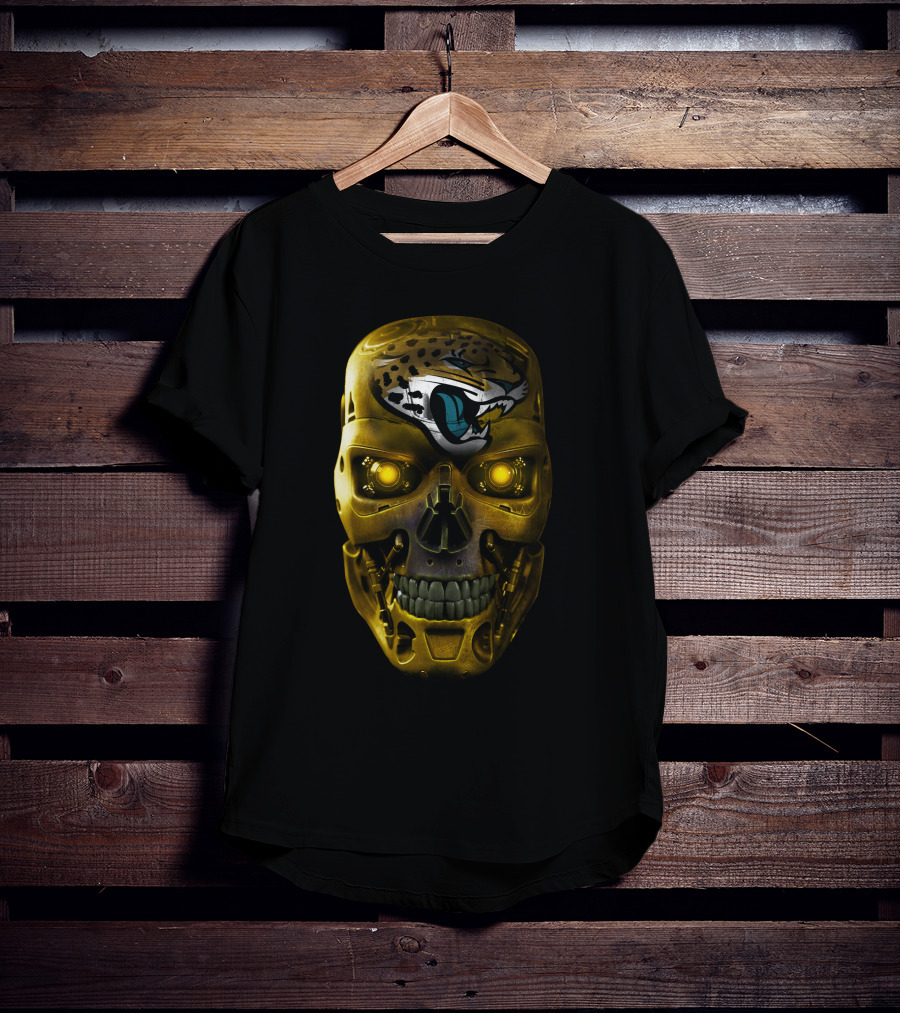 Terminator Skull Jaguars T-Shirt