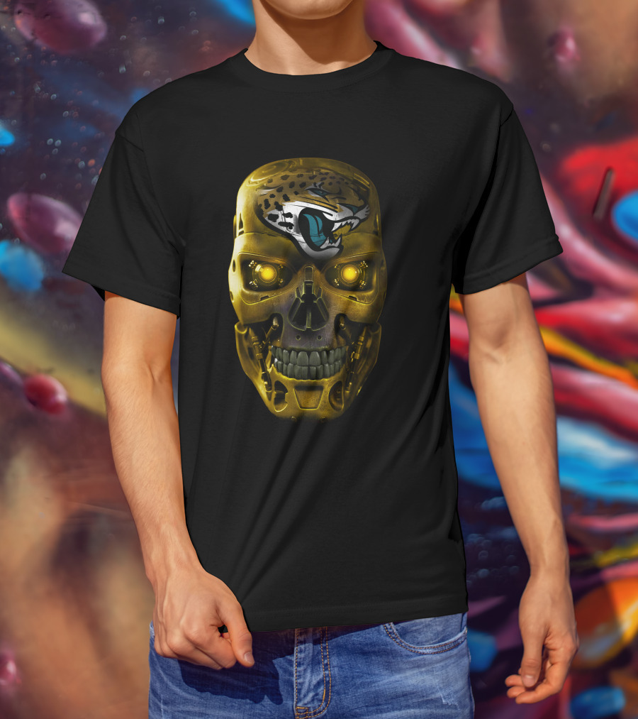 Terminator Skull Jaguars T-Shirt