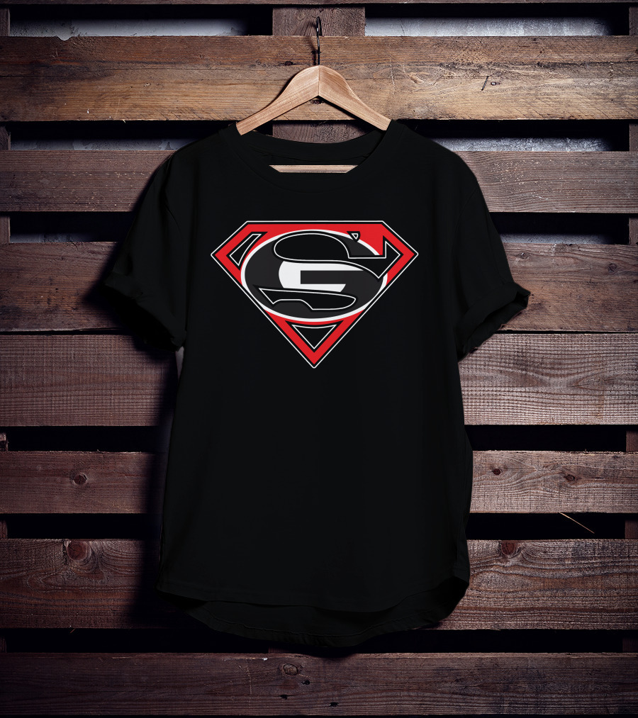 Super Man Bulldogs Symbol T-Shirt