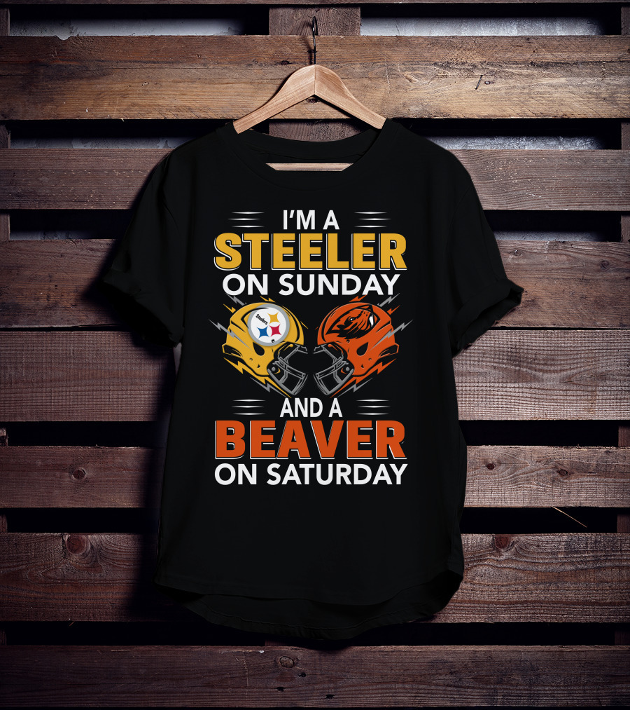 I'm A Steeler On Sunday And A Beaver On Saturday T-Shirt