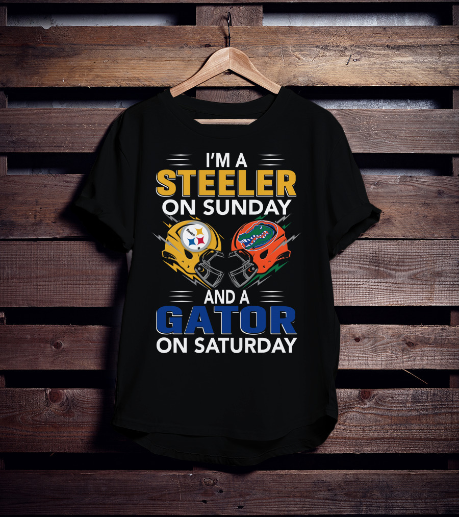 I'm A Steeler On Sunday And A Gator On Saturday T-Shirt