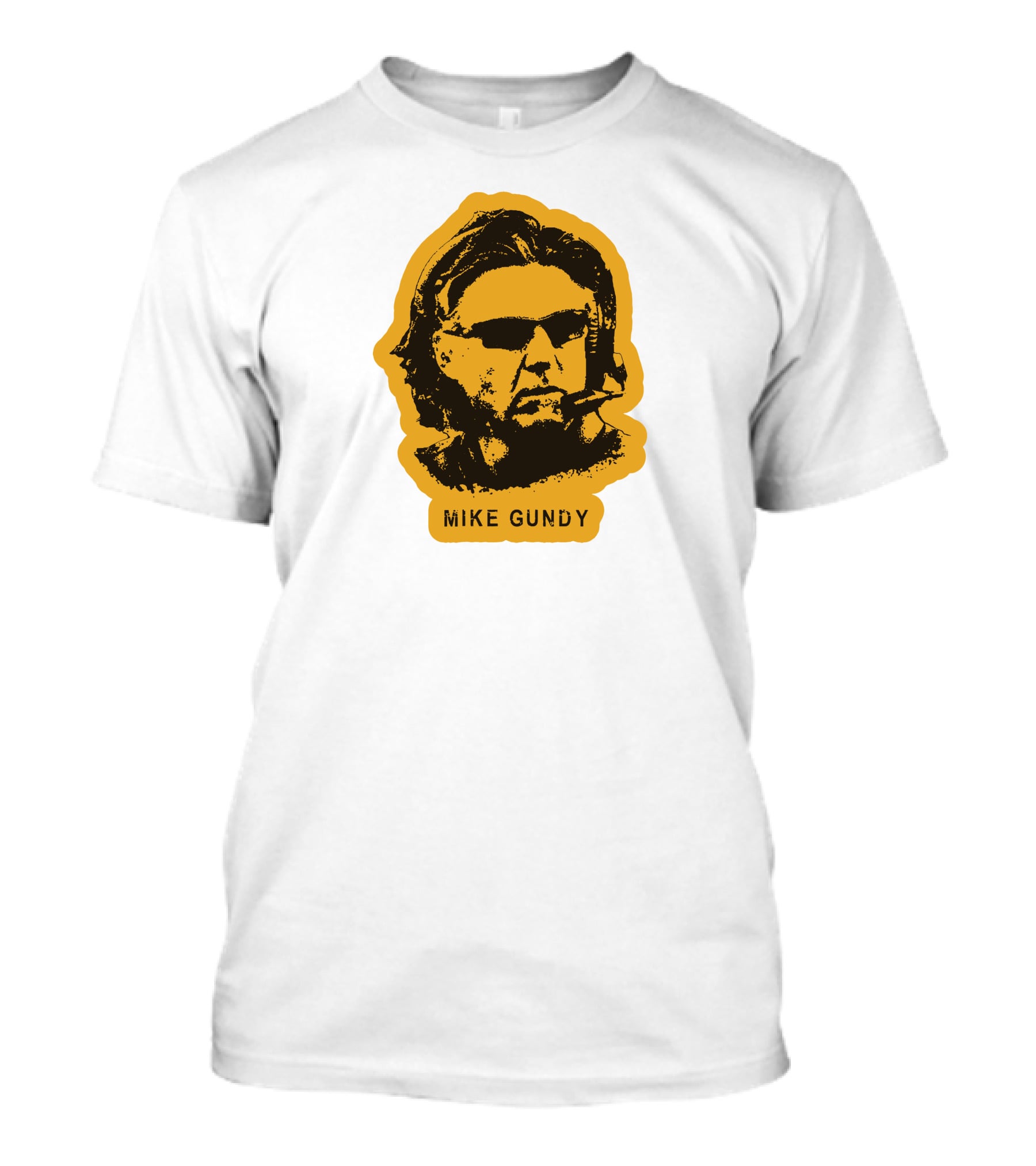 Mike Gundy Head Coach Silhouette With Sunglasses And Headset T-Shirt