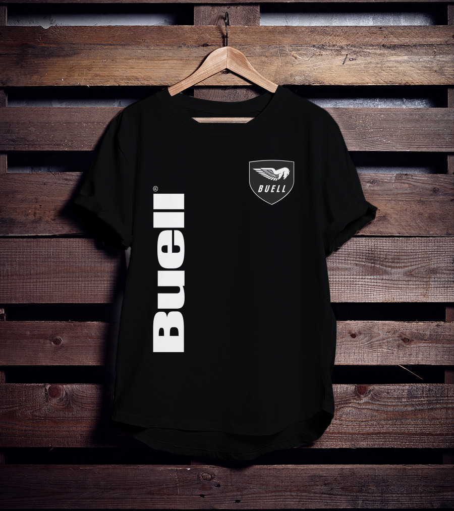 Buell Winged Logo Black T-Shirt