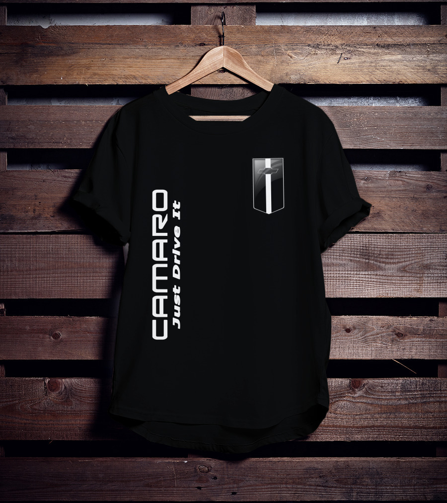 CAMARO Just Drive It Chevy Emblem T-Shirt