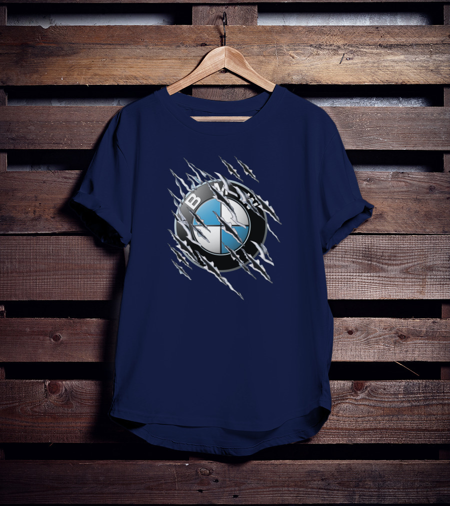 BMW Claw Mark Logo Effect T-Shirt