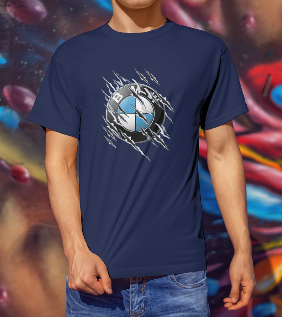 BMW Claw Mark Logo Effect T-Shirt