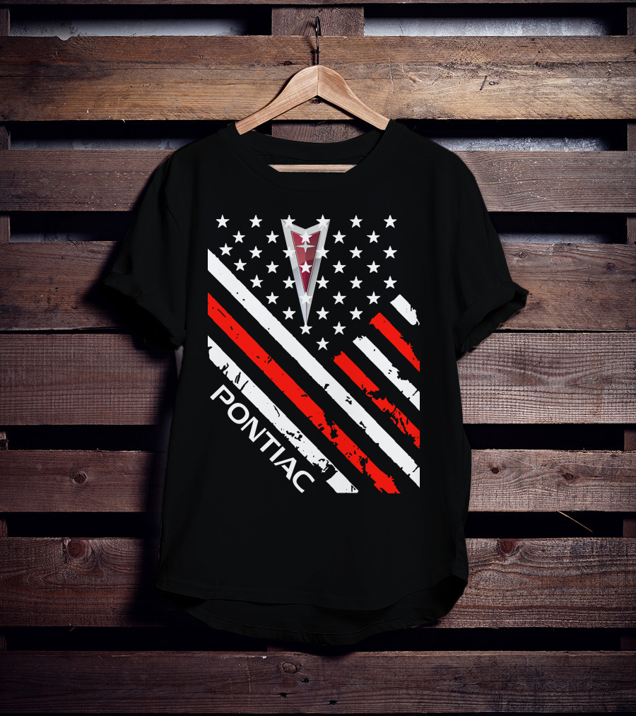 Pontiac Stars Stripes Emblem T-Shirt