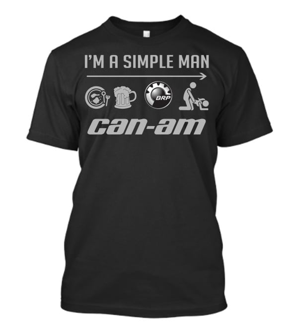 I'm A Simple Man Can-Am BRP Icons T-Shirt