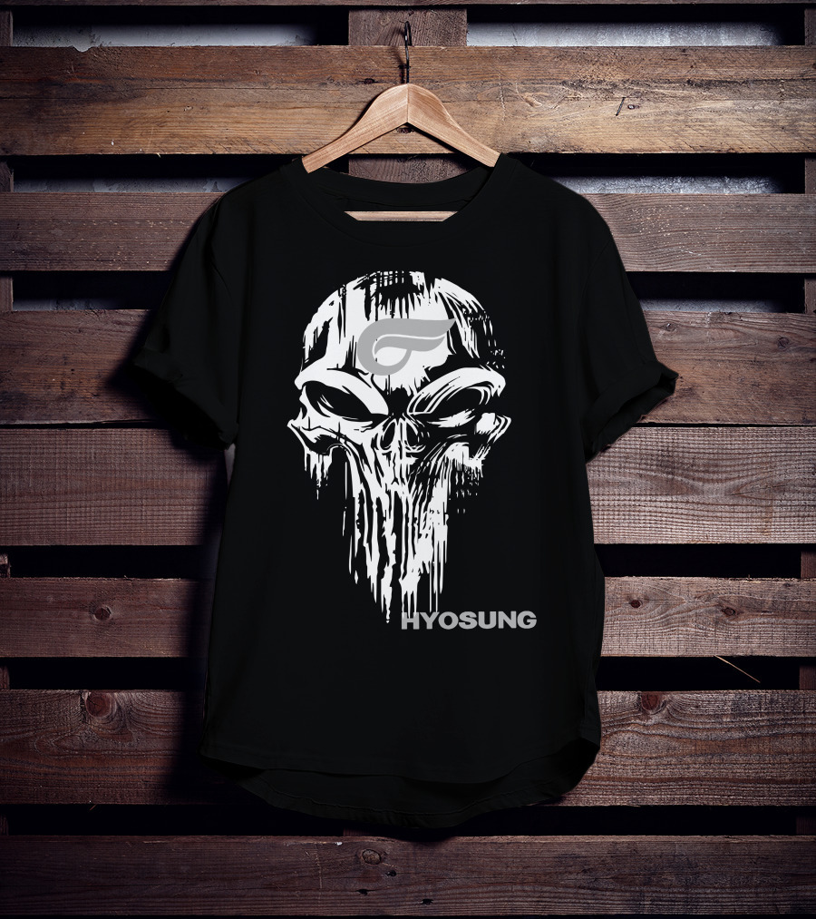 HYOSUNG Skull With Stylized T-Shirt